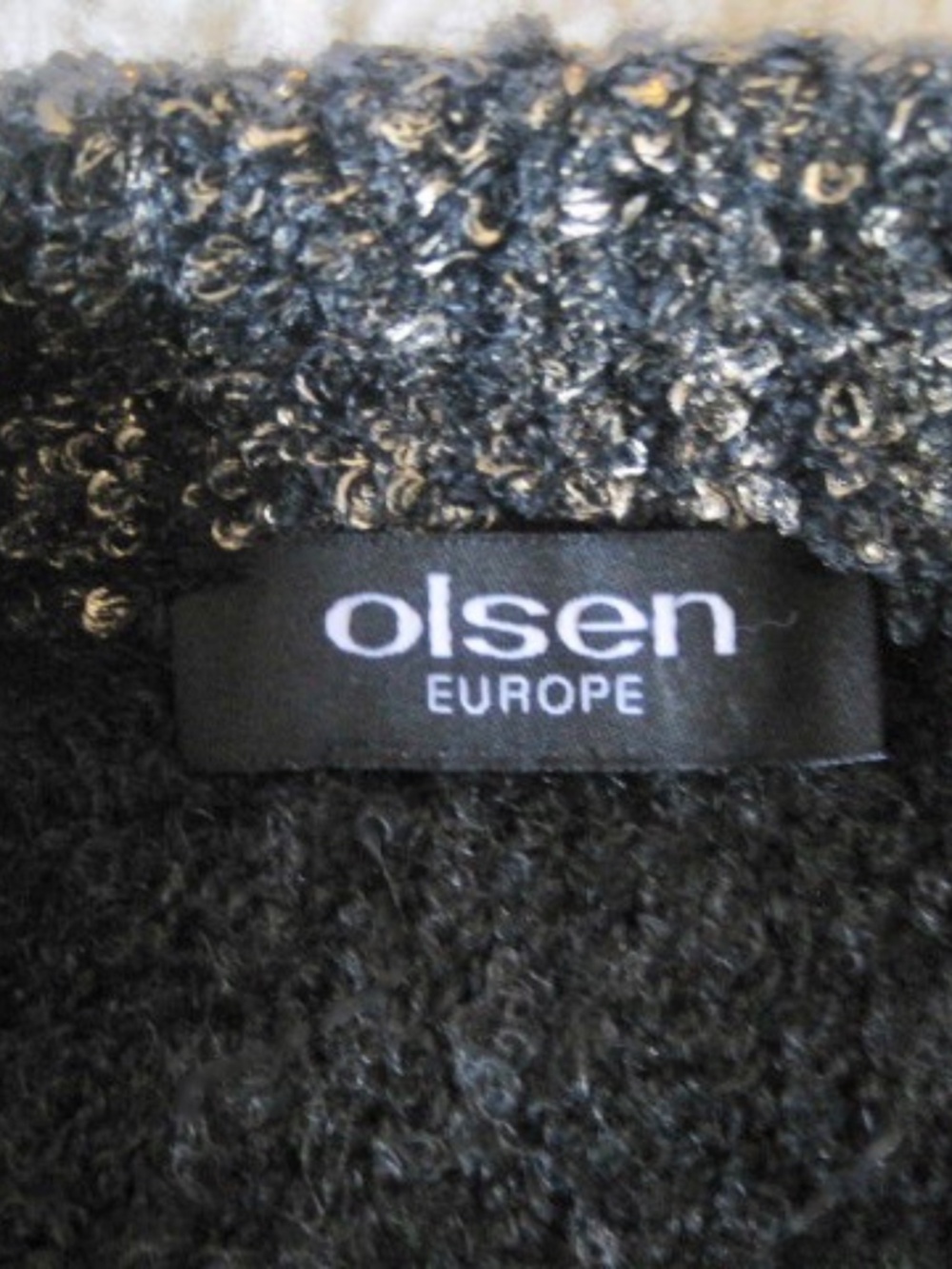 Olsen Europe Metallic Knit Sweater Jacket - Picture 9 of 15